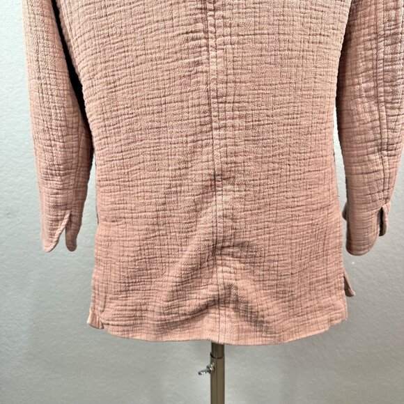 Madewell Cotton-Linen Relaxed Larsen Blazer in Faded Earth - Picture 6 of 11